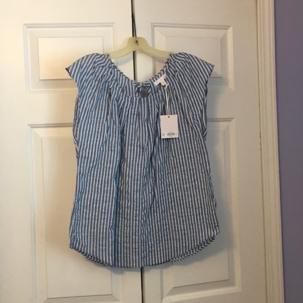 Lauren Conrad Pinstripe Top